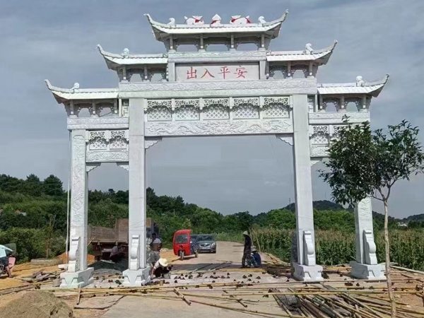 石牌坊的安裝介紹